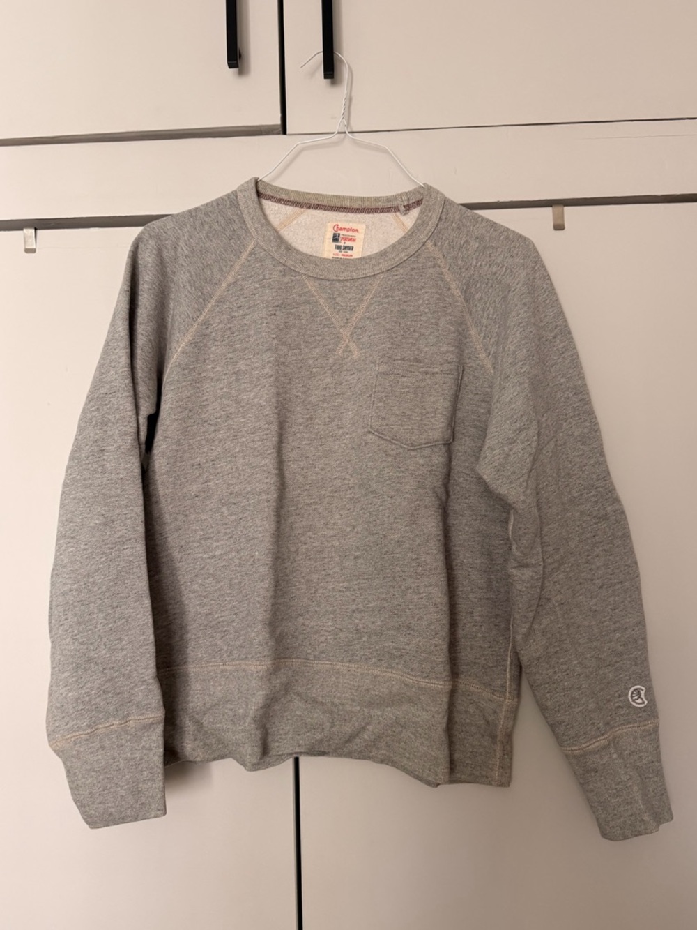 Todd Snyder x Champion Men's Heather Gray Crewneck Sweatshirt - Men’s Size M